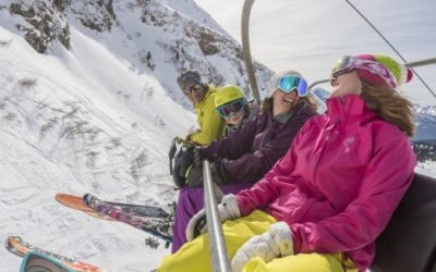 Skiing In A Group