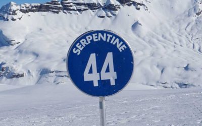 It’s snowing in the Alps on the higher slopes!